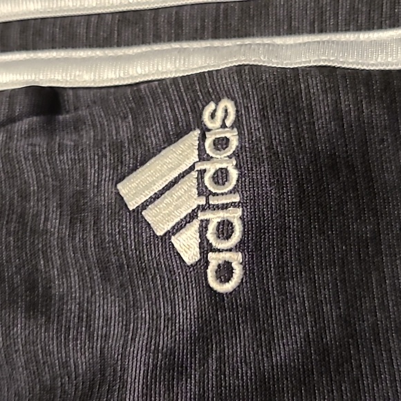 Adidas Kids Charcoal Joggers with White Stripes - Size Small - Picture 4 of 11